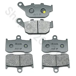 Pastilhas de freio dianteiro e traseiro da motocicleta, Peças de conjunto do kit de disco, Kawasaki ZR900 Z900 2018 2019 2020 2021 2022 ZR 900 Z900 ABS 2022-2023