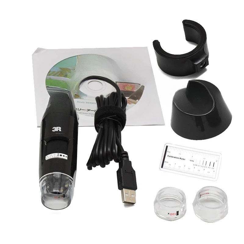 Digital Microscope 10-200 Times Observation and Measurement 3R-MSUSB401 Industrial Inspection