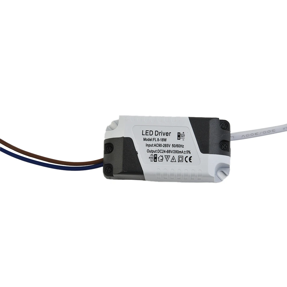 Driver LED 90-265V 8-18W/8-24W lampu transformator Panel lampu adaptor suplai tahan air terlalu panas tegangan perlindungan arus