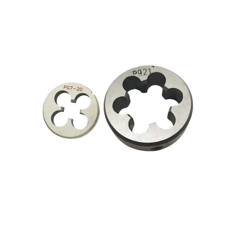 1PCS 80 Degree German Standards  Conduit Round Die PG 7 9 11 13.5 16 21 29 Straight Flute Gas Cylinders PG Round Dies