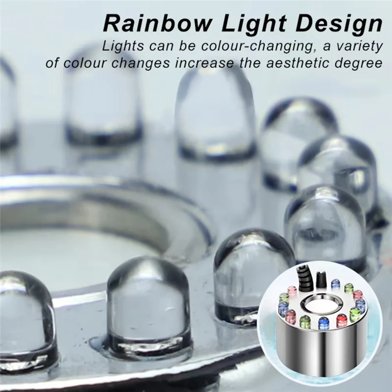 

ABBO-водяной фонтан, туман, мини-светодиодный светильник в виде тыквы, туманообразователь, пруд для Хэллоуина, Рождества, Пасхи, вечеринки, фестиваля, украшения