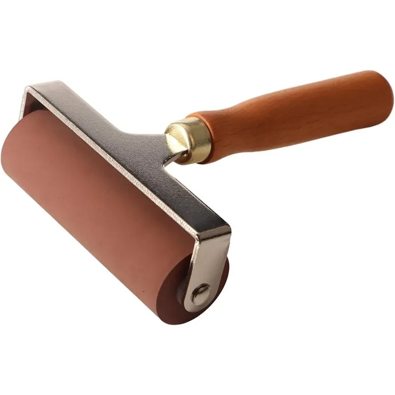 

ABDJ-Boat Flooring Installation Tools Anti-Skid Tape Brayer Floor Roller Rubber Roller Glue Laminate Roller Construction