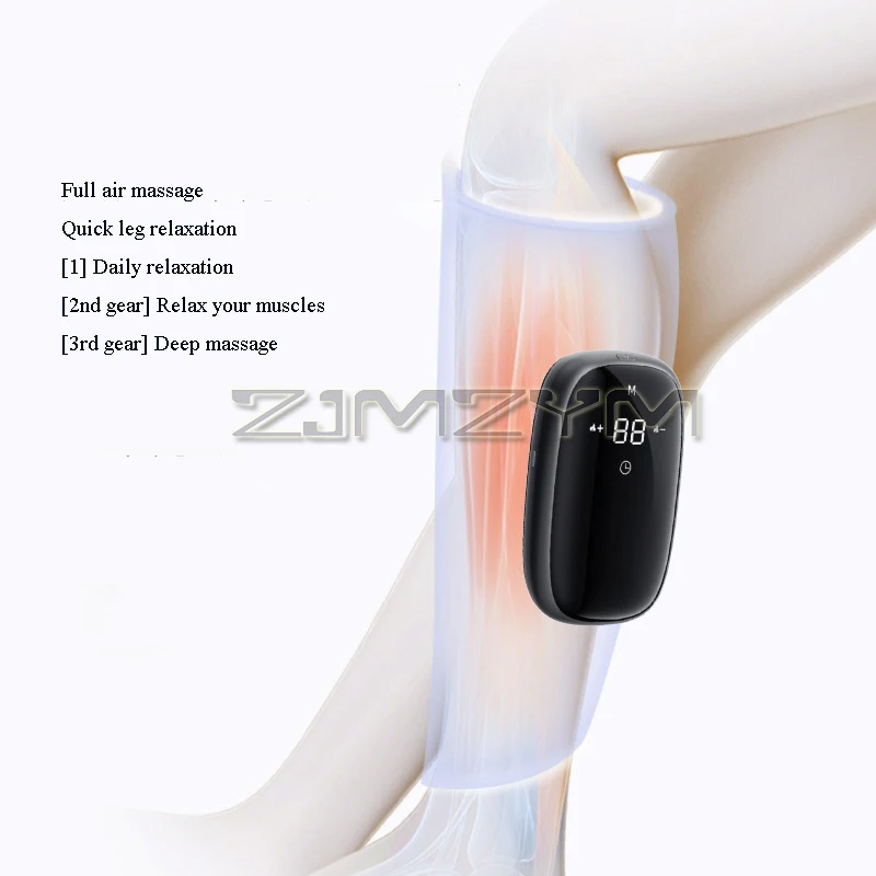 3 Modes Leg Massager Air Wave Airbag Vibration Heating Household  Massager Thigh And Knee 360°All-Round Massager For Relaxation