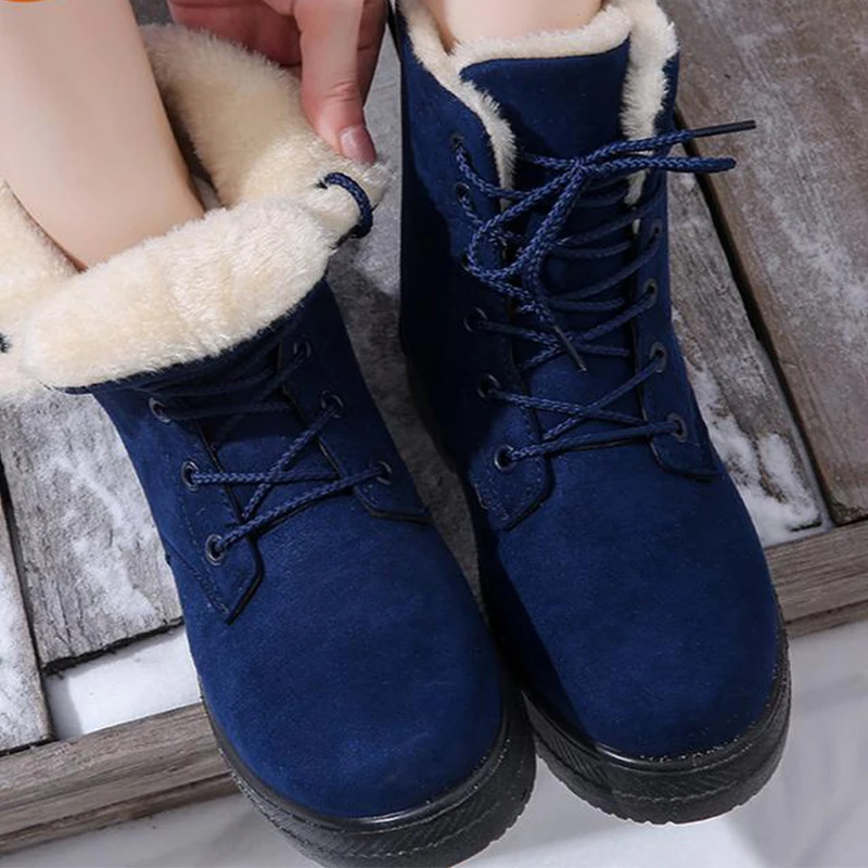 Winter Heavy Fleece Snow Boots Men Unisex Large Size High Top Women Shoes Keep Warm Waterproof Outdoor Platform Female Boots New