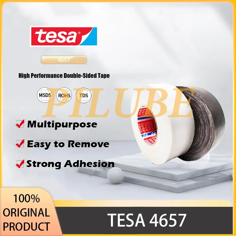 TESA 4657 Automotive Hole Sealing Aging-resistant Gray Insulation High-temperature Cloth Test Tape Original Product