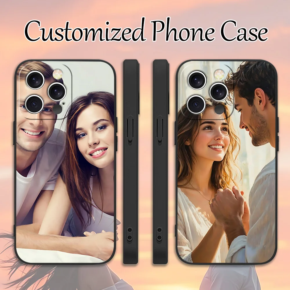 DIY Photo Customized Phone Case For Samsung Galaxy A27 A17 A37 A57 F06 M16 A26 A06 A56 A36 A06 A35 A55 A15 A54 A34 4G 5G Couple