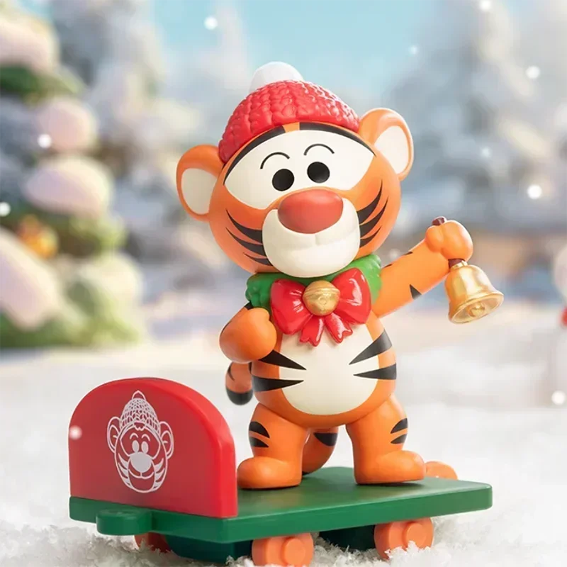 

POP MART Disney Винни Пух, подарочная доставка, серия, слепая коробка, загадочная коробка, кавайные украшения, фигурки, украшение для рабочего стола, модель