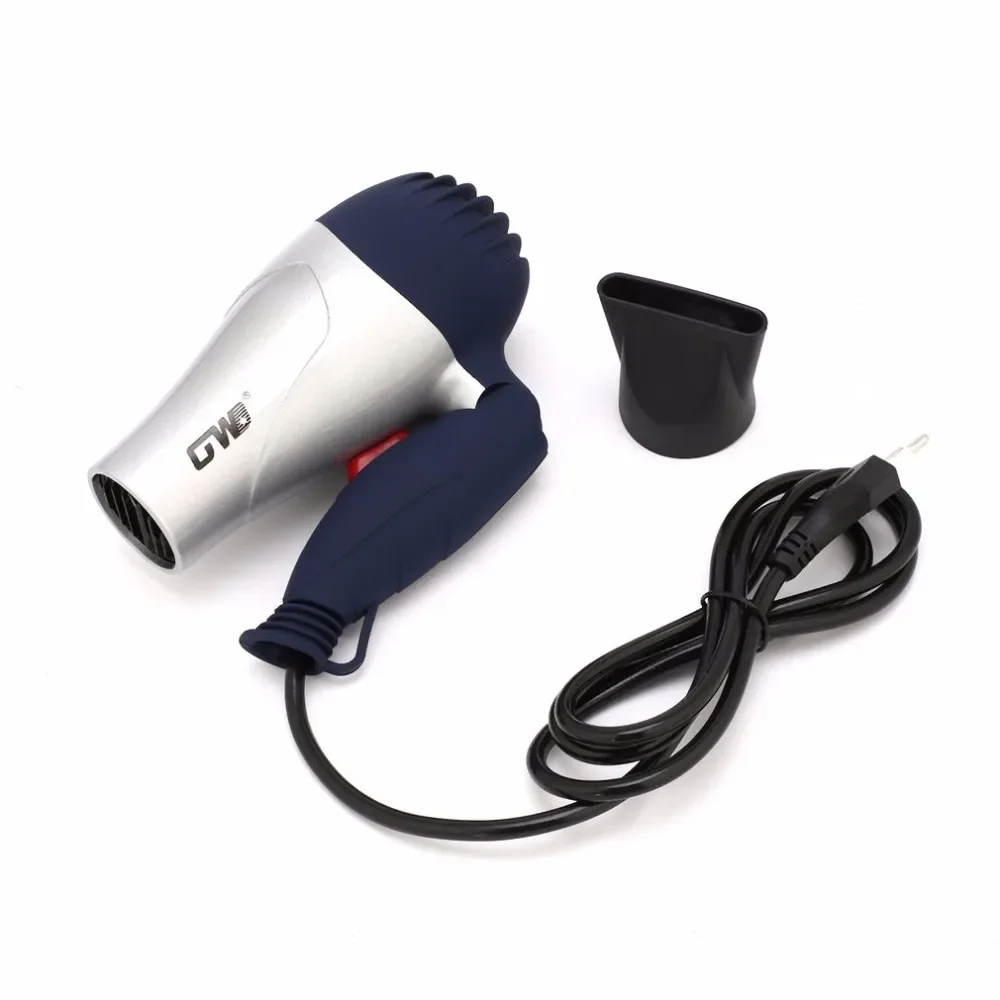 Portable Foldable 1500W Hair Dryer - Compact, Hot Wind, Low Noise - for Outdoor Travel Styling