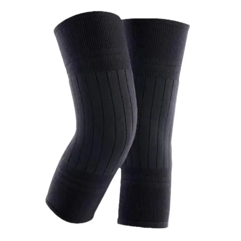 M/L/XL 1 Pair Winter Warm Knitted Fabric Elasticity Knee Pads for Women Men Old People Cold Leg Arthritis Kneepad Support Run