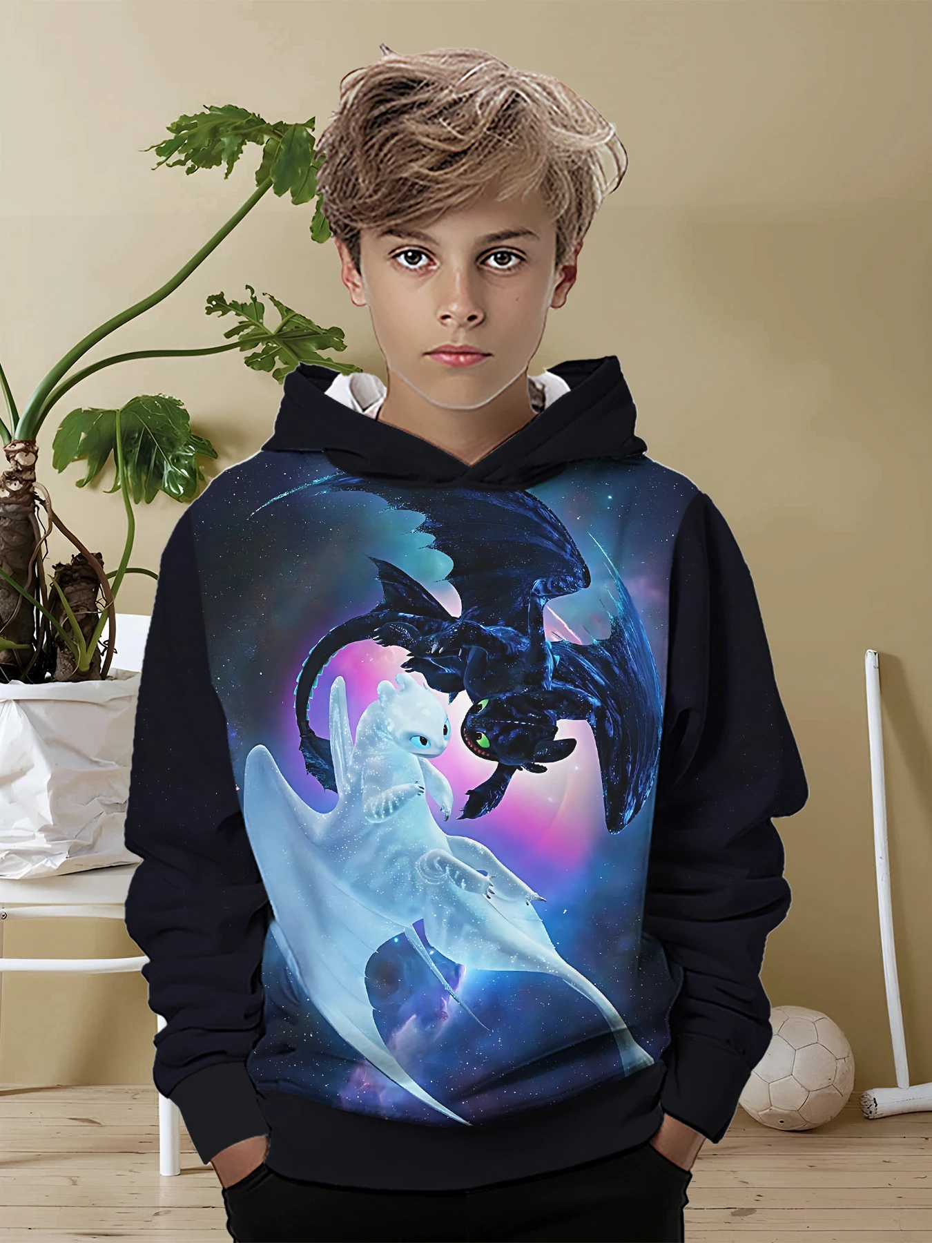 How-to-Train-Your-Dragon 3D Print All Seasons Children Casual Sweatshirt Cool Pullover Tops Unisex Clothes Boy Girl Hoodies