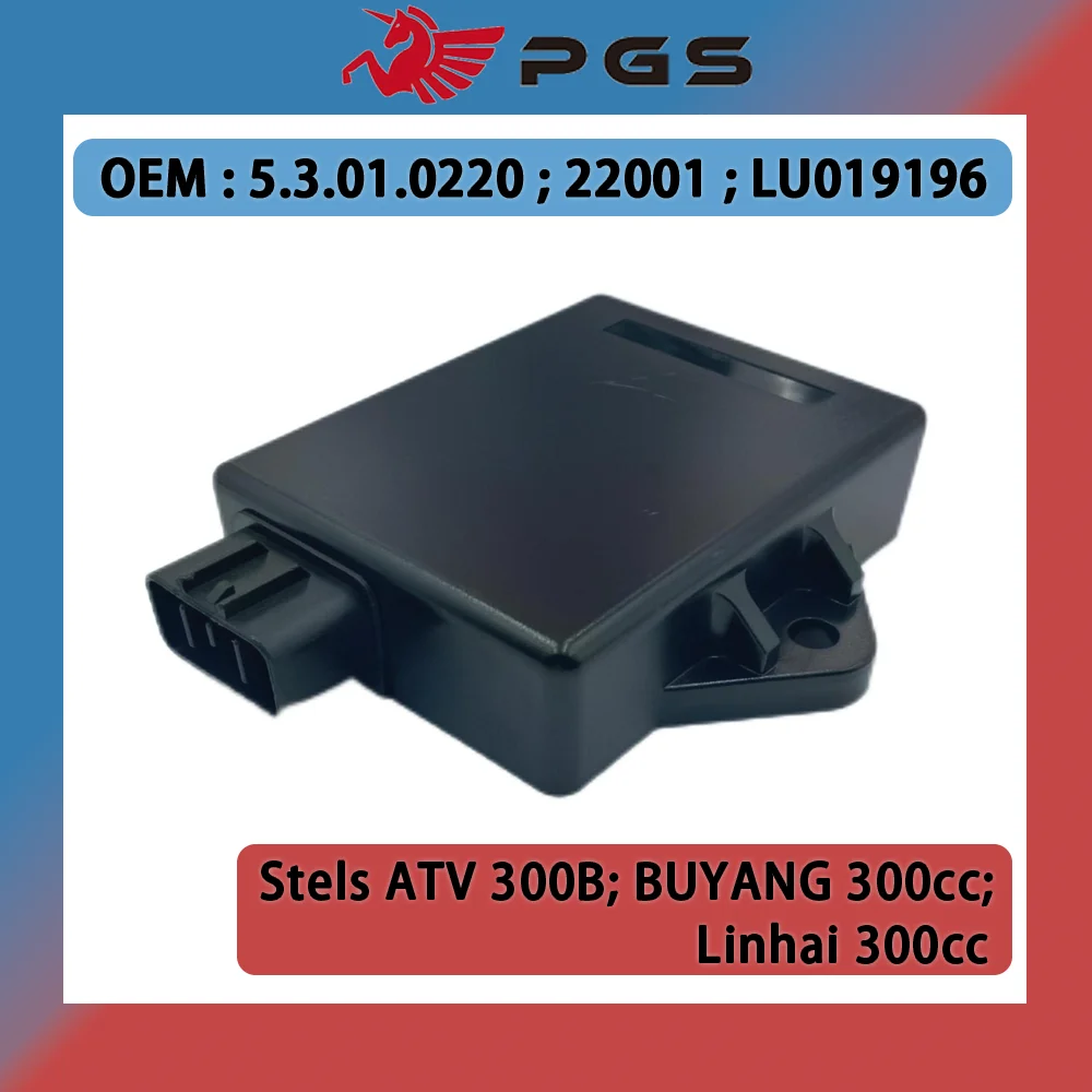 PGS ATV Quad CDI BOX TCI For Buyang feishen FA D300 G300 H300 PGS Stels ATV 300B Linhai 300cc 5.3.01.0220 LU019196 22001 