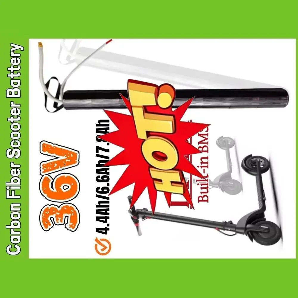 🔧🎈10s3p 36V Battery 4400/6600/7800mAh High-capacity High Output For Carbon Fiber Scooter Battery Pack