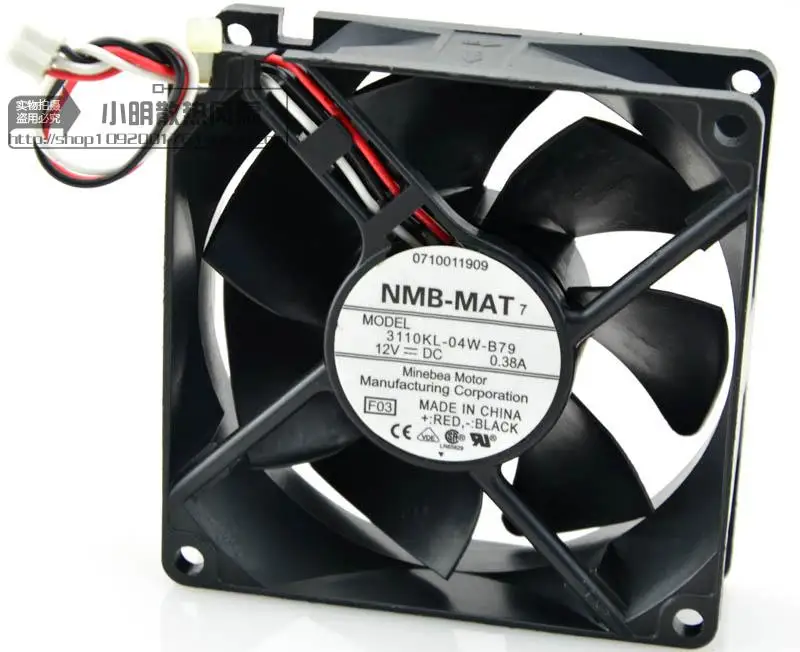 NEW ORIGINAL 3110KL-04W-B79 12V 0.38A 8025 80*80*25mm 8cm COOLING FAN