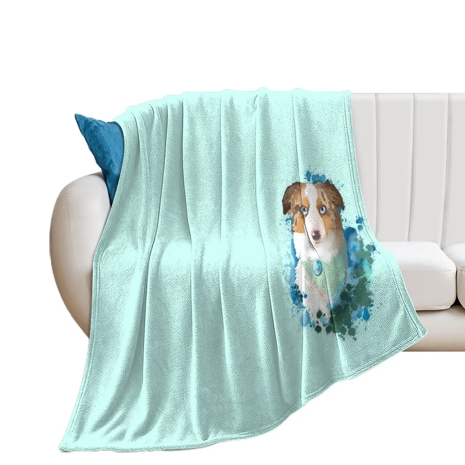 

Miniature Australian Shepherd Throw Blanket Sofas Blankets For Sofas Heavy Blankets