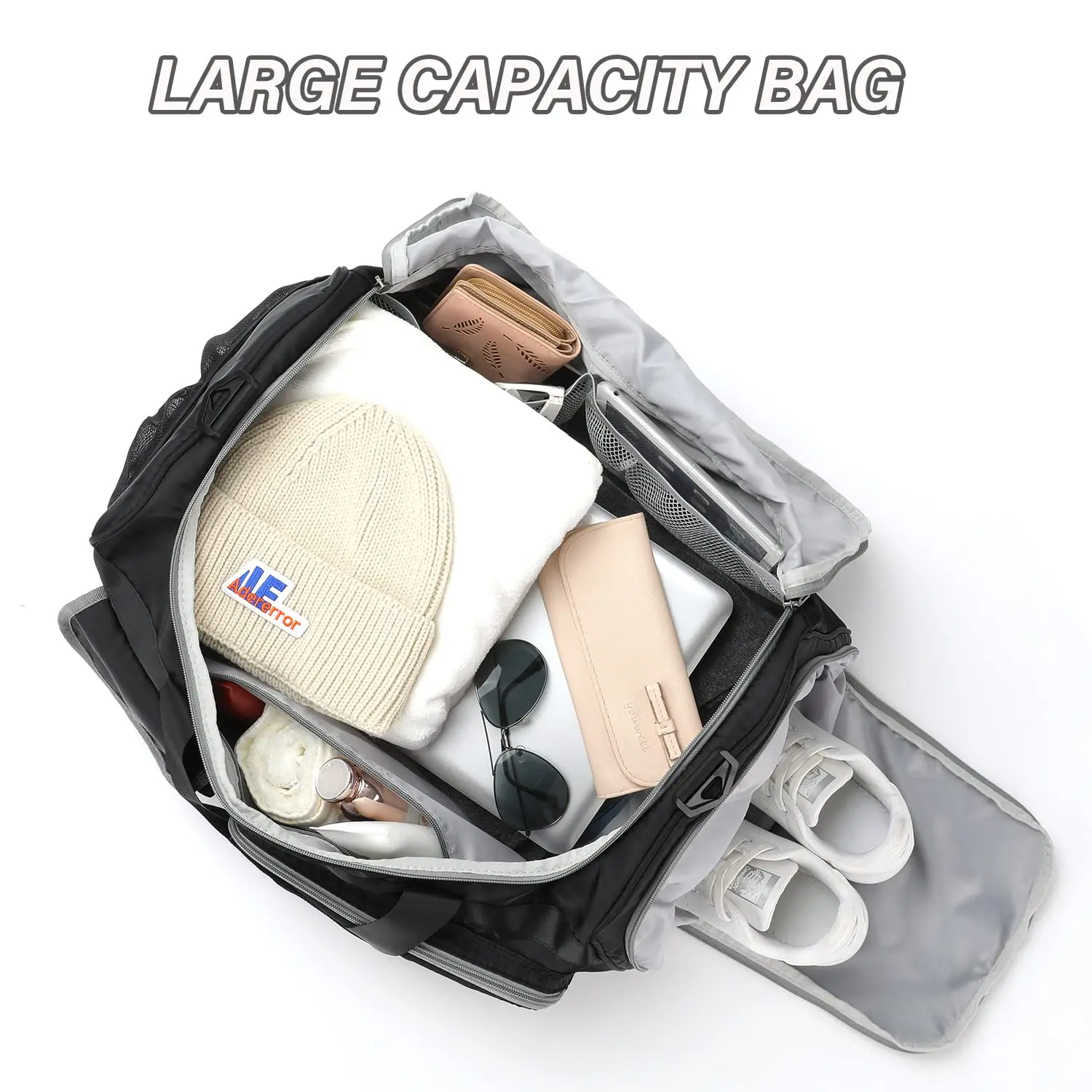 Luggage Travel Bag for Women men waterproof Fitness Duffel Bag with Shoe Compartment Hospital Bag for Labor and Delivery Medium