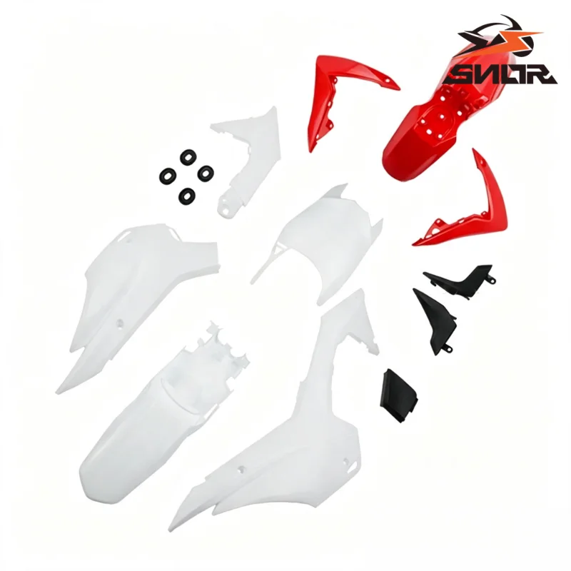 SNOR Dirt Pit Bike Fairing Shell Seat Fuel Tank Cowl ABS Plastic Body Panel For Honda CRF110 2013 Off‑Road view 6