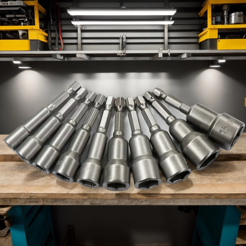 

Набор магнитных головок диаметром 6–19 мм и шестигранных ключей — включает в себя адаптер для сверл для электроинструментов (универсальный и прочный комплект головок)