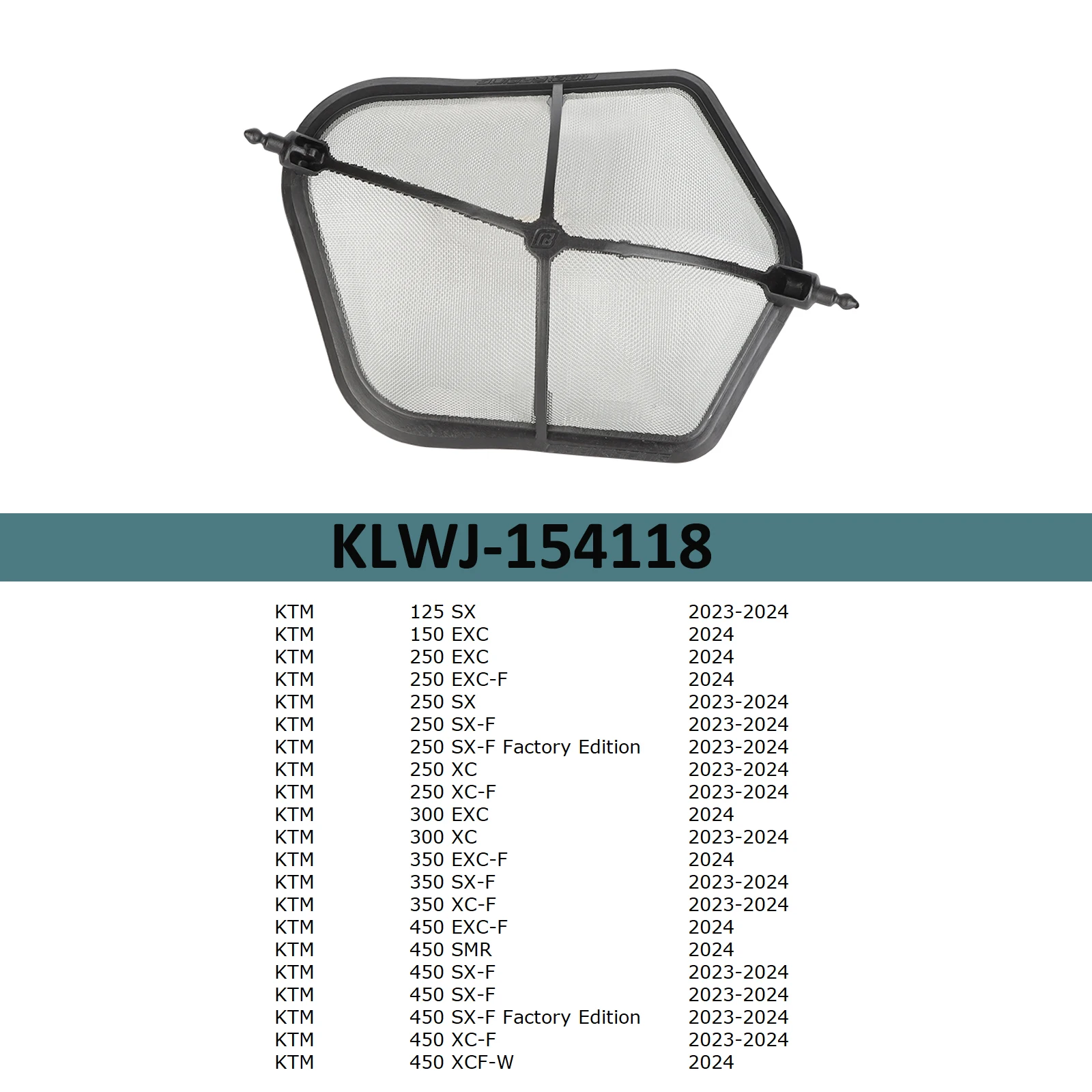 NIBBI Motorrad Hochleistungs-Doppelschaum-Luftfilter Halterung Luftreiniger-Kit Passend für KTM Husqvarna Motocross Dirt Bike – Detail 10