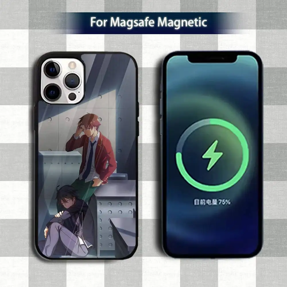 Funda de teléfono Classroom Of T-The Elite-es para iPhone 13,12,15,17,11,16,14,Pro,Max,Plus,Mini,Magsafe,funda de carga inalámbrica magnética