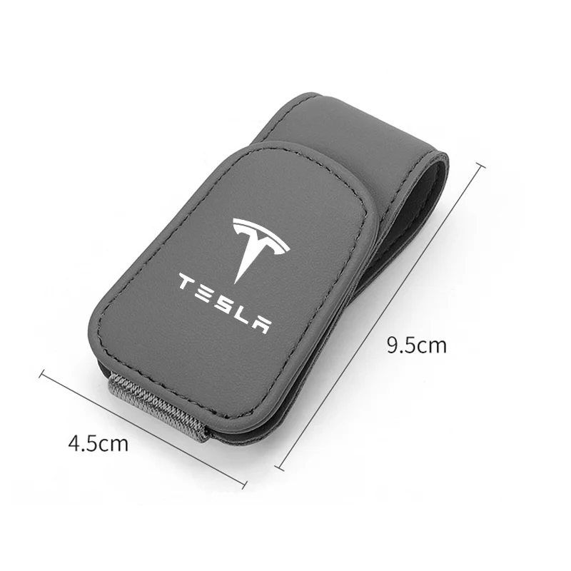 Universal Car Auto Sun Visor Glasses Box Sunglasses Clip Card Ticket Holder Stand For Tesla model Y model X model 3 MODEL S