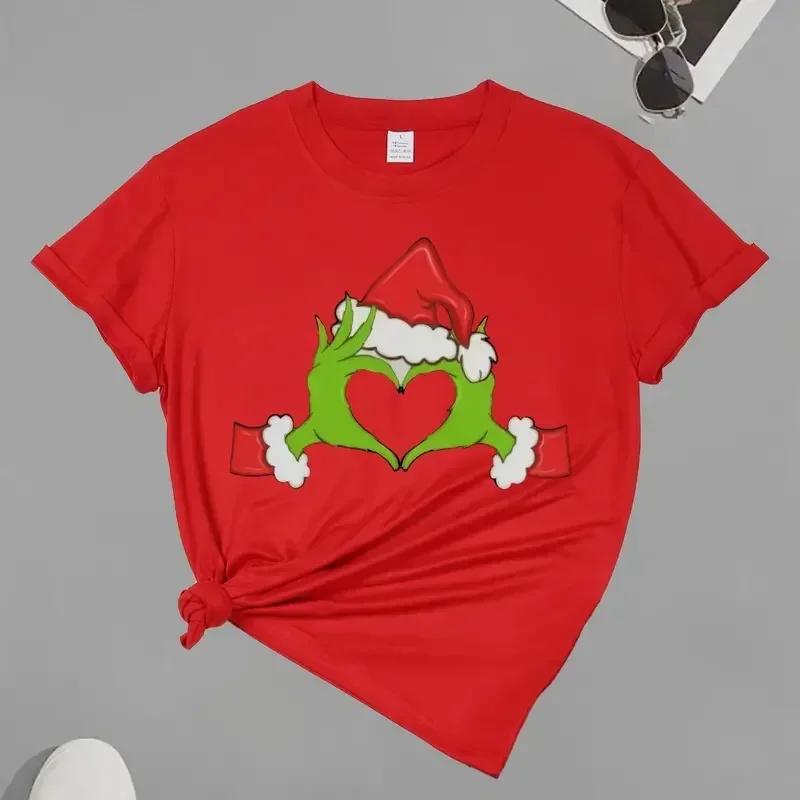 Women's PLUS-size Printed Short-sleeved T-shirt, Loose and Casual, Soft, Comfortable and Breathable, Outdoor Sports