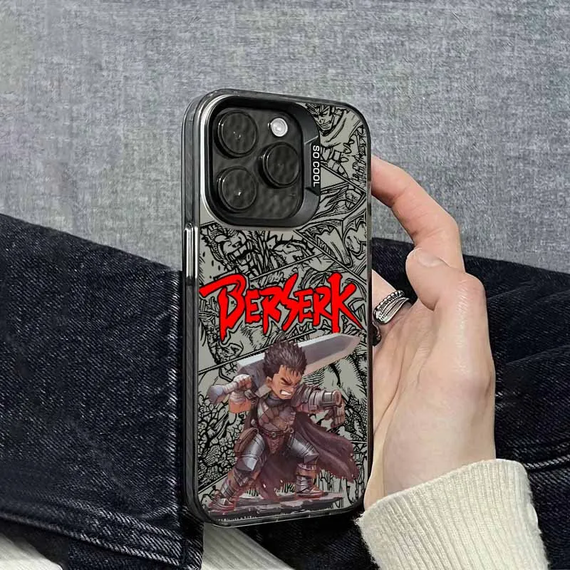 Cute Cartoon Berserk Anime For Samsung Galaxy S26 S25 Edge S24 S23 S22 S21 S20 FE Ultra Plus Colorful Phone Case