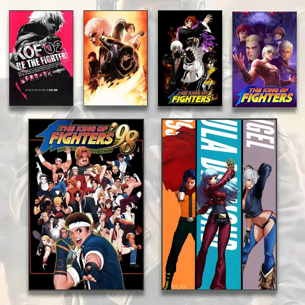Game T-The King Of Fighters Poster Painting Prints Wall Art Picture Film Room Home Bar Cafe Decor Home Mural