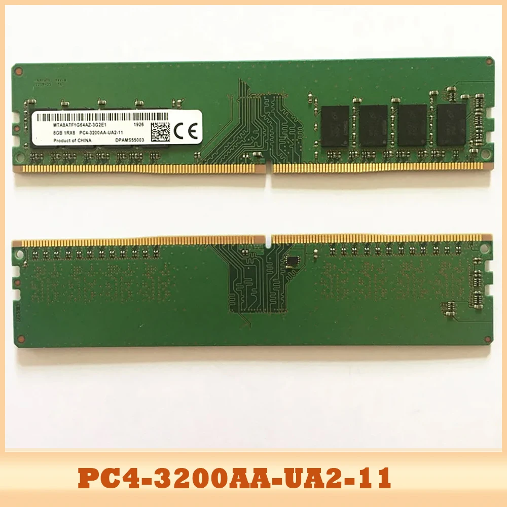 

1 шт. микрон DDR4 UDIMM RAM 8GB 3200MHz Des-ktop память 288pin DDR4 8GB 1RX8 PC4-3200AA-UA2-11