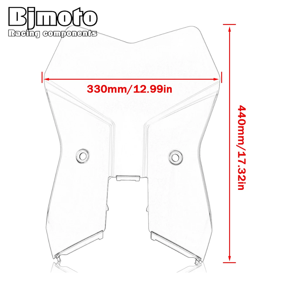 Motorcycle Windshield For K-TM 390 ADV Adventure 2020 2021 Front Screen Windscreen Air Deflector Wind Shield