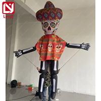 Giant Inflatable 3D Performance Puppet Air Blow Clown Parade Walking Backpack Decoration Kids Party Event Advertising Props