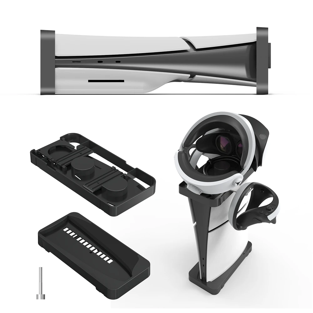 

Dual-purpose stand for PS5 SLIM and PS VR2Standing and landscape mountsHolds VR2 controller