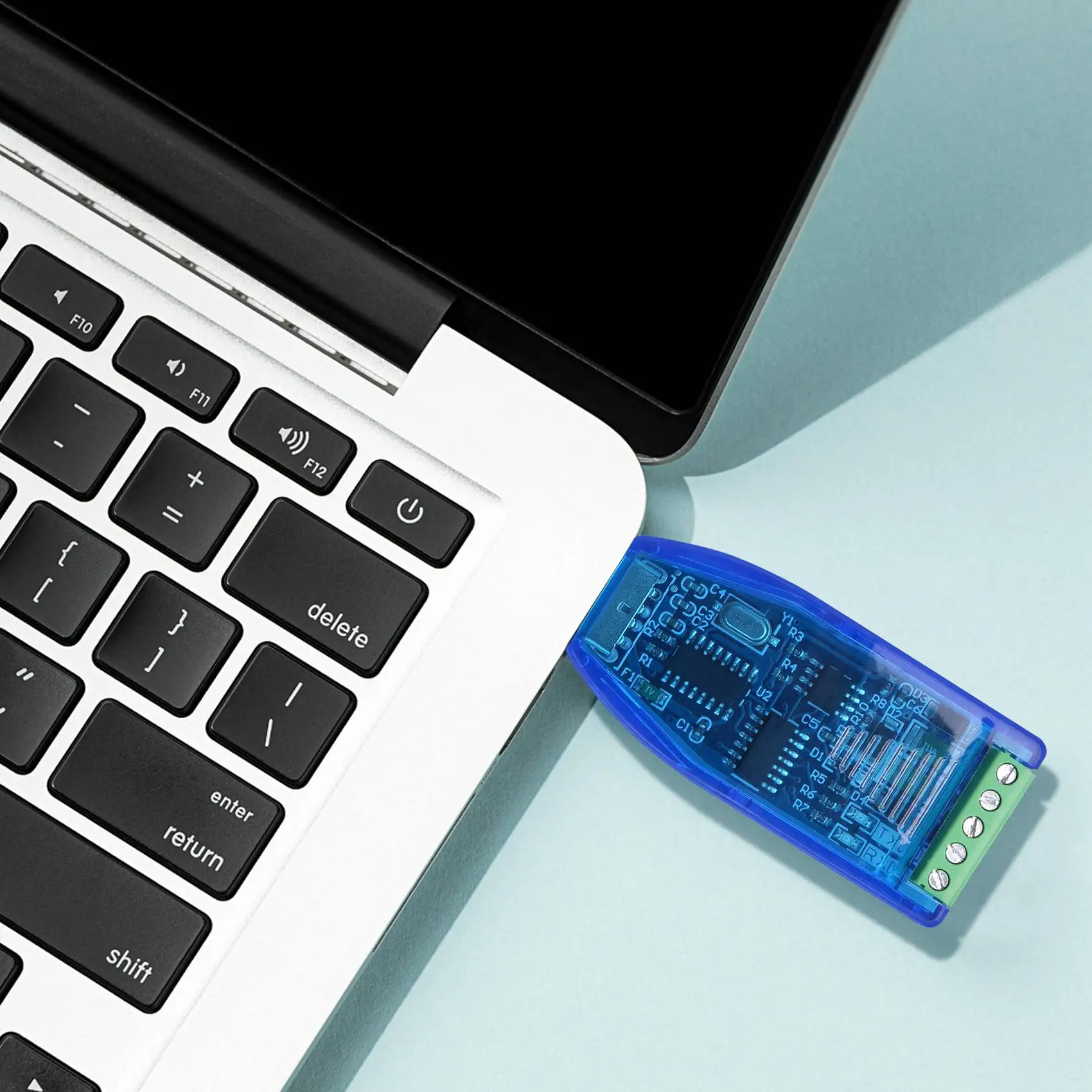 Módulo de comunicação USB para RS485 Conversor de linha serial meio duplex bidirecional