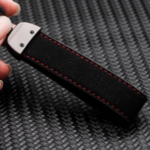 Leather car keychain for Audi, RS Sline, Chain Chaves, Metal, A3, A4, A5, A6, A7, Q3, Q5, Q7, S3, S4, S5, S6, S7, RS3, RS4, rs6, rs6 10 Main Sales Audi Keychain - №8