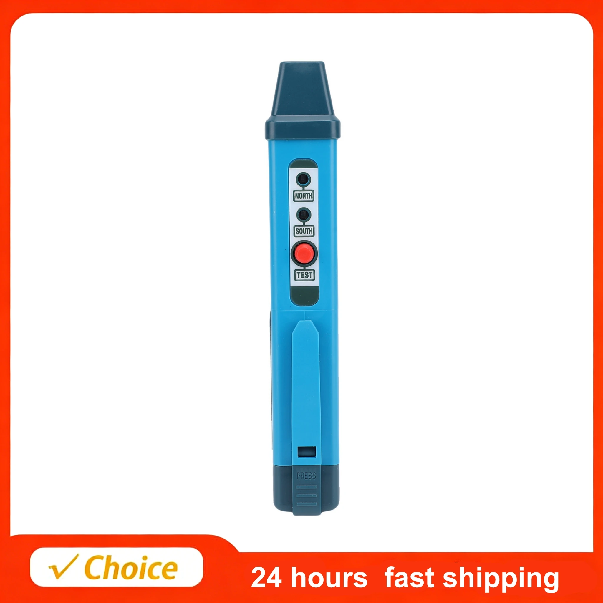 Magnetic Polarity Tester for Coil Testing Magnet North South Pole Detector With Compact Battery Powered & High Performance Chip