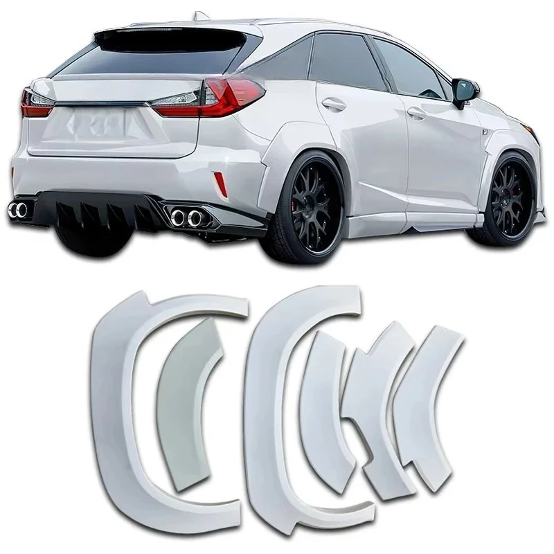 High Quality AIMGAIN Style Carbon Fiber Wide Fender Wheel Eyebrow Body Kit Fit For RX200 RX300 RX450 2016-2019