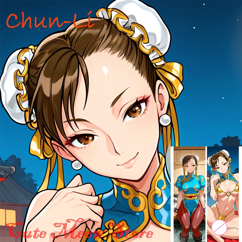 

Dakimakura anime Chun-Li Double-sided Print Life-size body pillows cover Adult pillowcase Customizable
