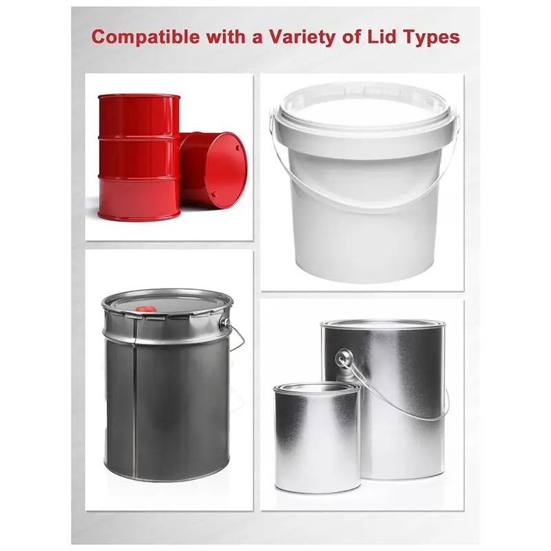 A20F-3-In-1 Bung Wrench & Bucket Opener Tool - Aluminum Drum Lid Remover For 5-55 Gallon Drums, Paint Cans, And Pails