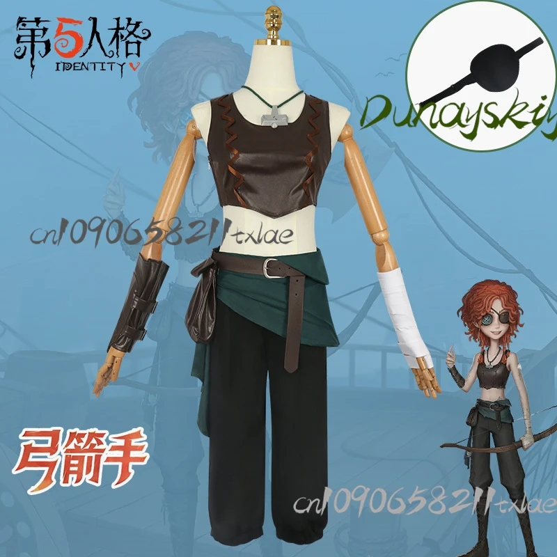 Nuovi Sopravviventi Brynhildr Vilulf Gioco Cosplay Identity V Archer Costume Cosplay Gilet Pantaloni Borsa Uniforme Vestito Vestito Del Partito per WOman