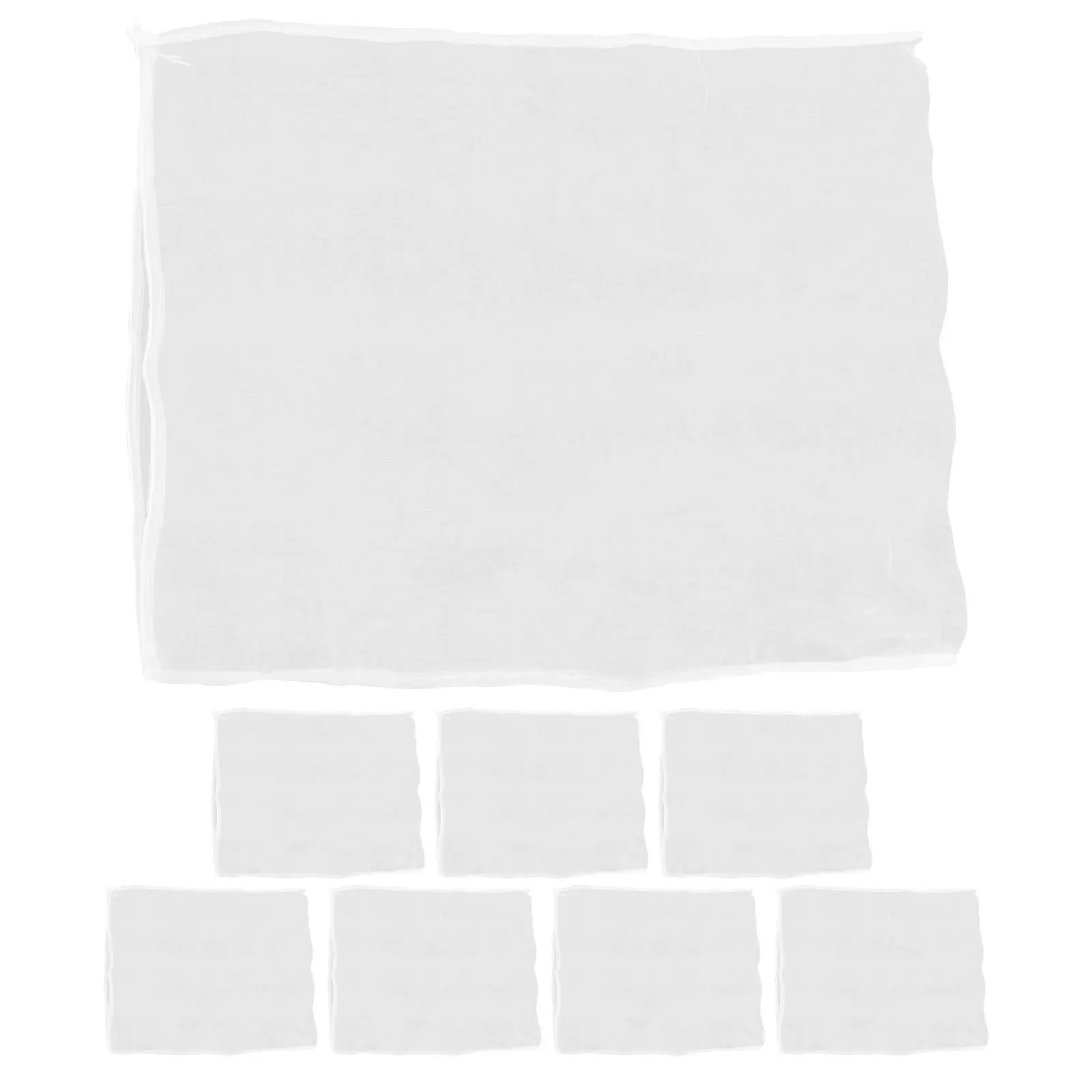 8 قطع من أكياس شبكية للحديقة برباط وسحاب لحماية النباتات للفواكه والخضروات وأشجار المانجو والتوت