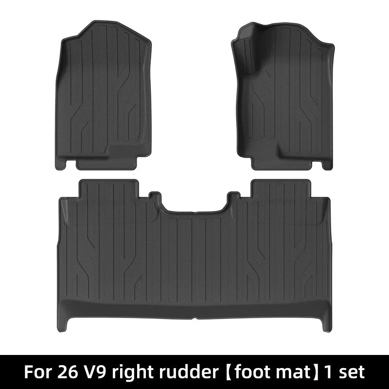 Use for 2026 RHD FOTON TUNLAND V7 V9 Custom Car AllWeather Floor Mat Fit for TUNLAND V7 V9 Custom Waterproof Mat RHD Trunk Mat