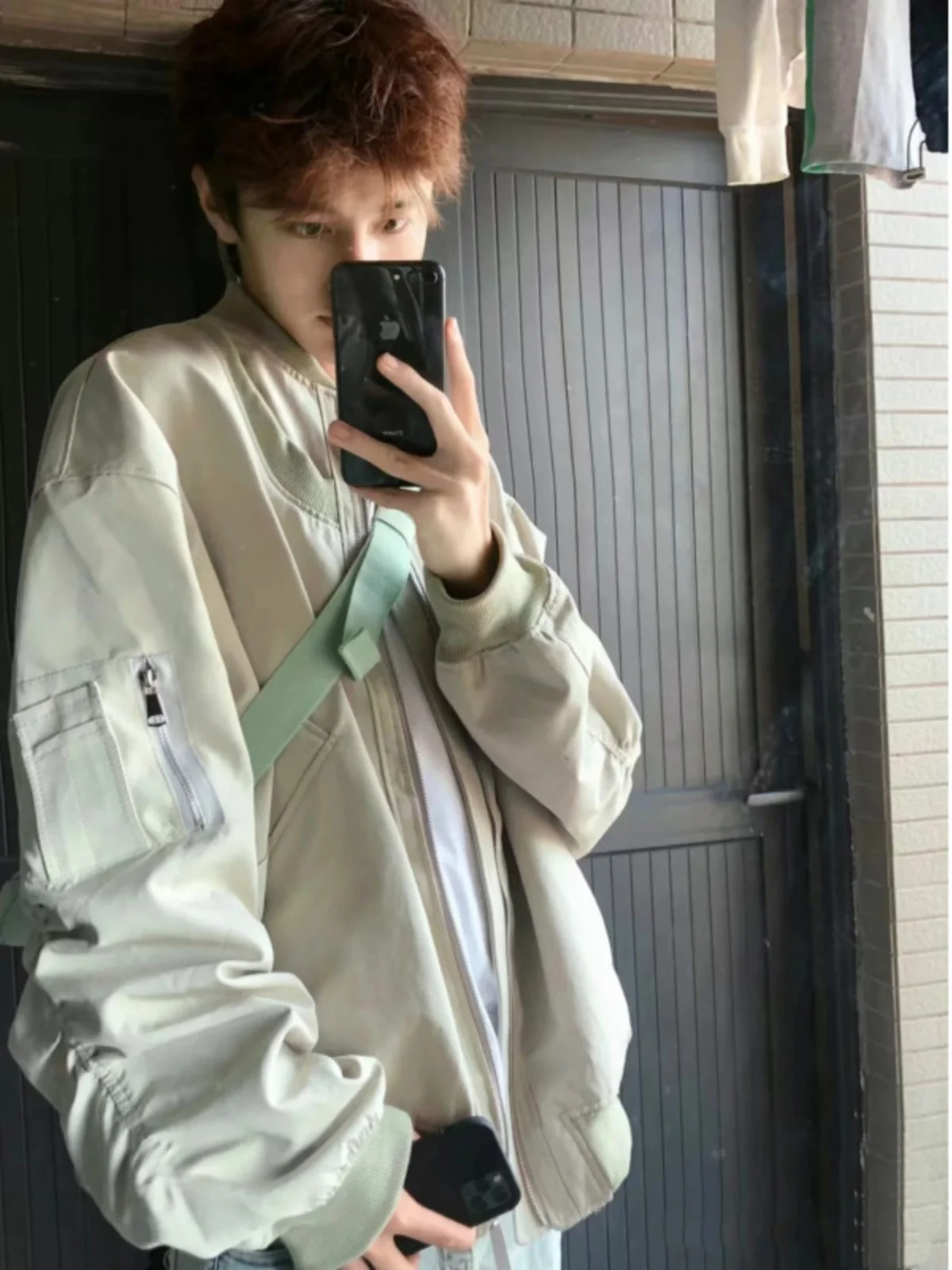 

Бейсбольная куртка в американском стиле, мужская модная брендовая куртка-пилот с подкладкой на плечах, крутая подростковая осенне-весенняя верхняя одежда