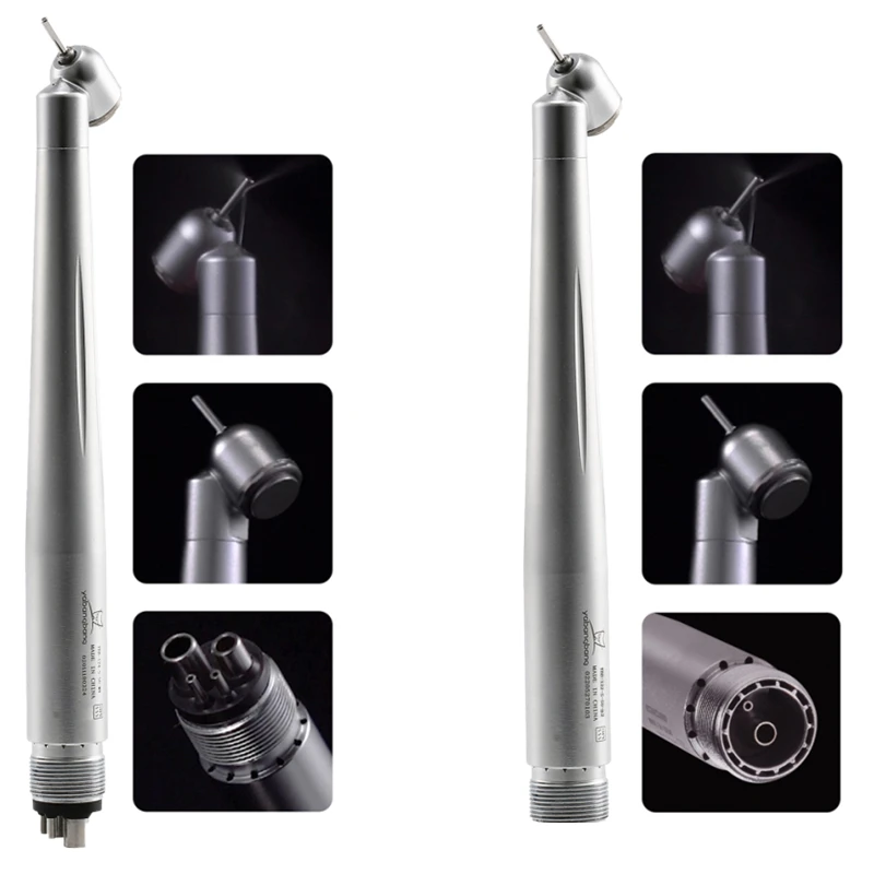 

Dental High Speed Handpiece 45 Degree Single Water Spray Push Button Turbine 2/4-Hole NSK Style