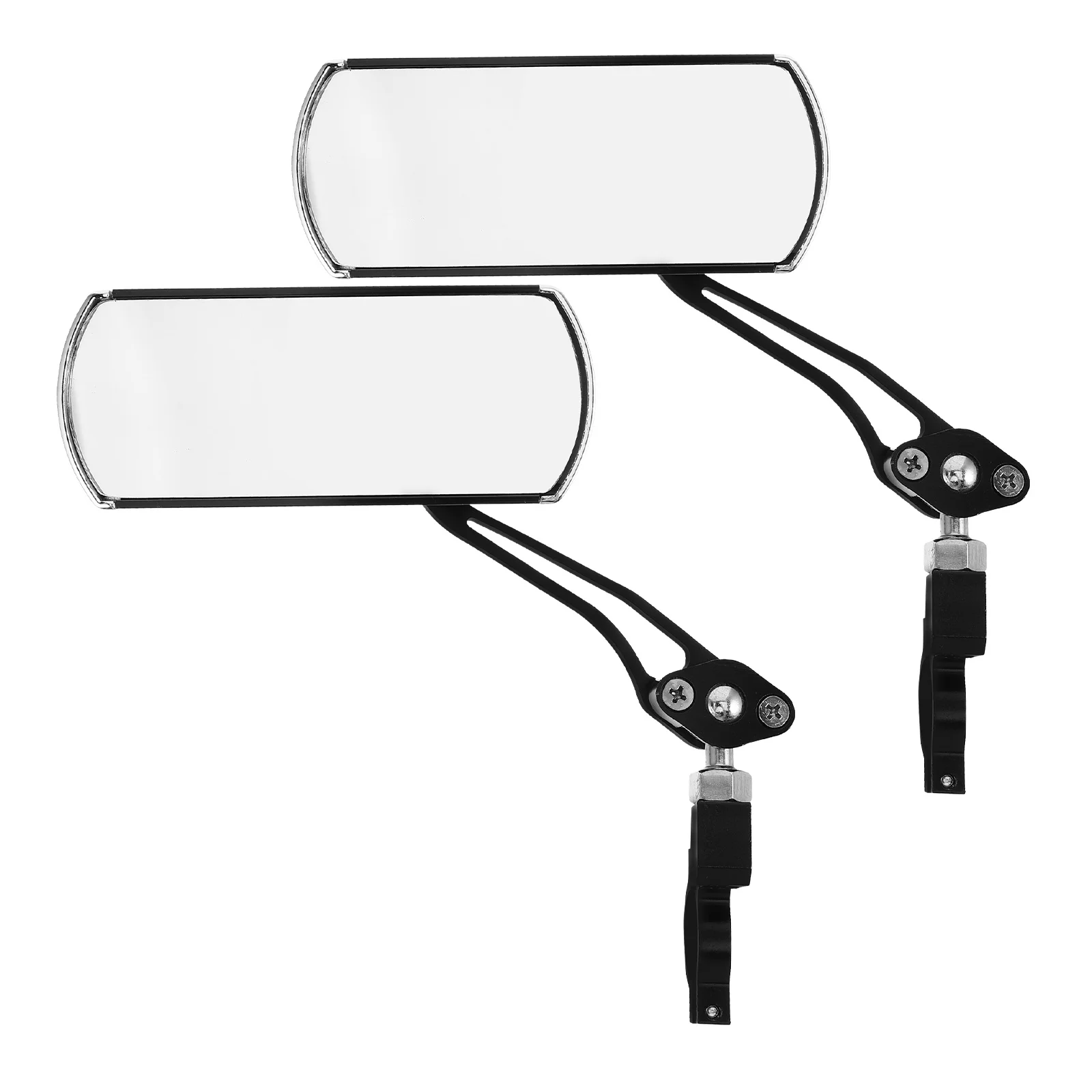 

1 Pair Bicycle Rear View Mirror 360° Rotatable Wide Angle Aluminum Alloy Handlebar Mount For Bike Ebike Scooter Motorcycle