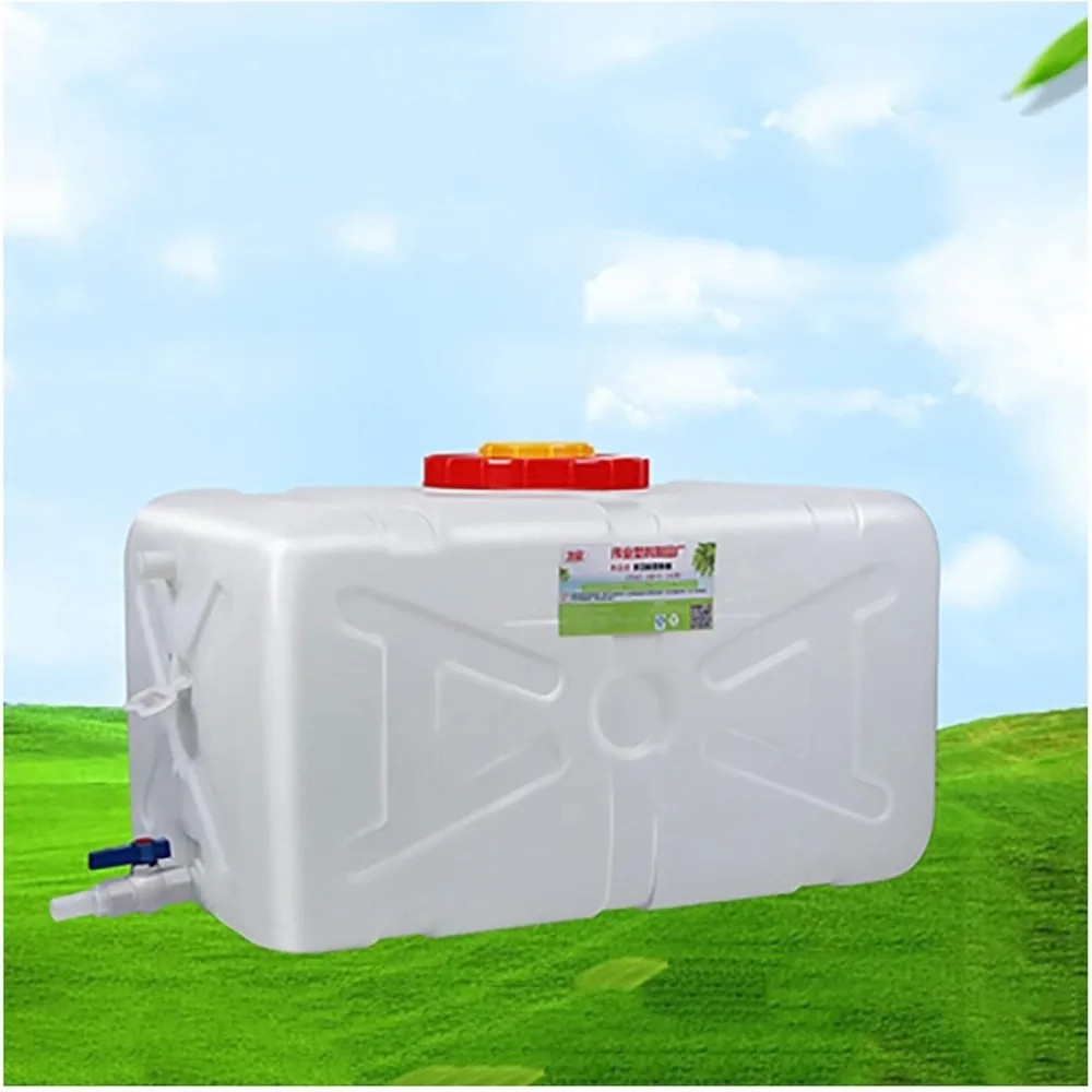 Water Carrier Plastics Container 50L Water Tank Portable Carrier with Tap Storage Container Heavy Duty Water Carrier
