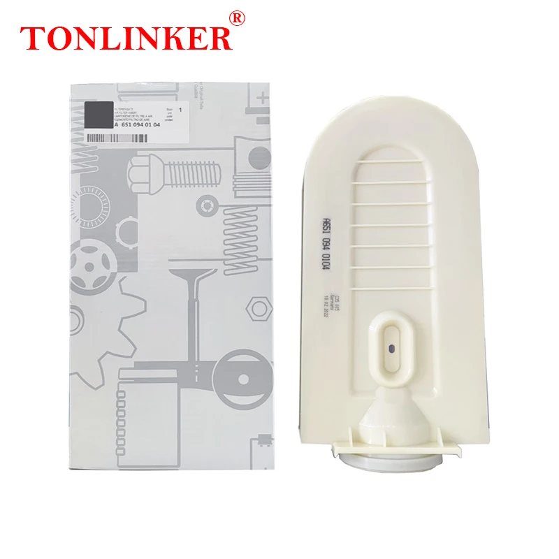 TONLINKER فلتر الهواء A6510940104 لمرسيدس بنز E الفئة W212 S212 2009-2016 E220 E250 CDI E300 BlueTEC الهجين اكسسوارات السيارات