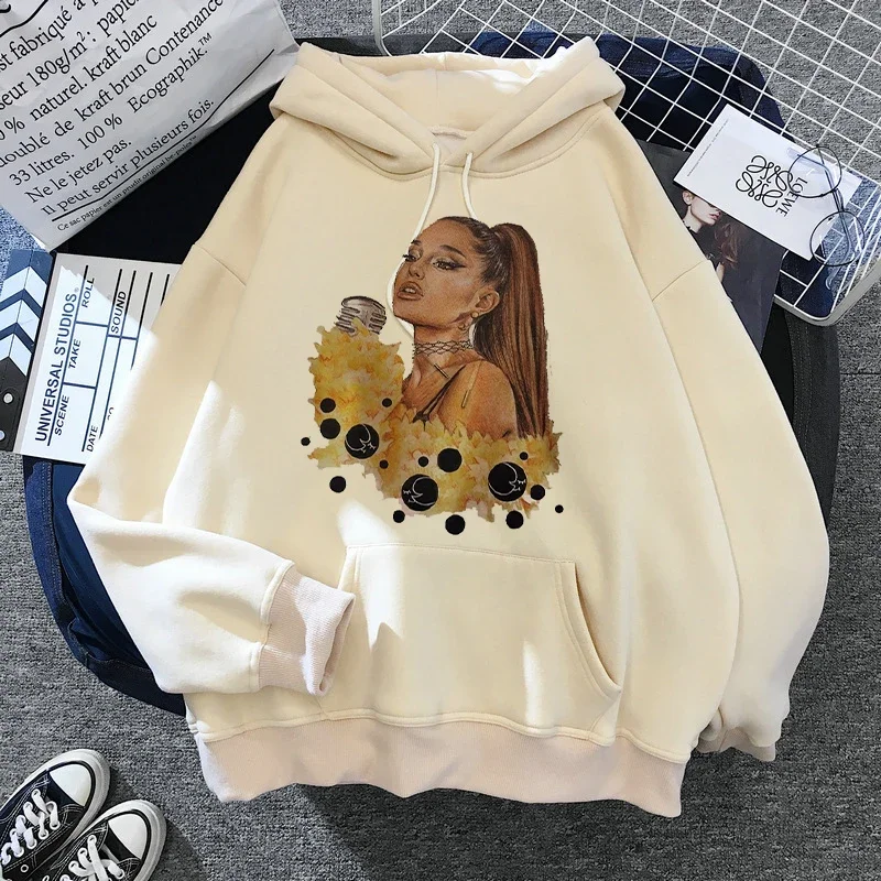 Sudadera con capucha de Ariana Grande Harajuku divertida para mujer/hombre, sudadera de los años 90, ropa para mujer/hombre, jerséis gráficos,