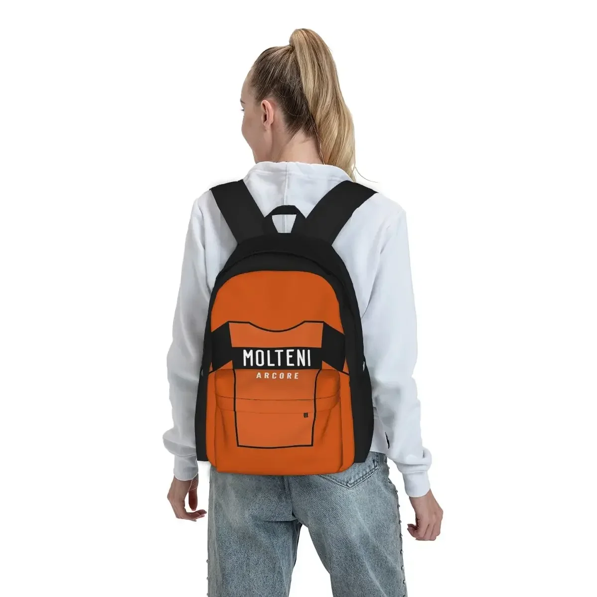 Retro Jerseys Collection - Molteni Backpacks Boys Girls Bookbag Children School Bags Kids Rucksack Travel Rucksack Shoulder Bag