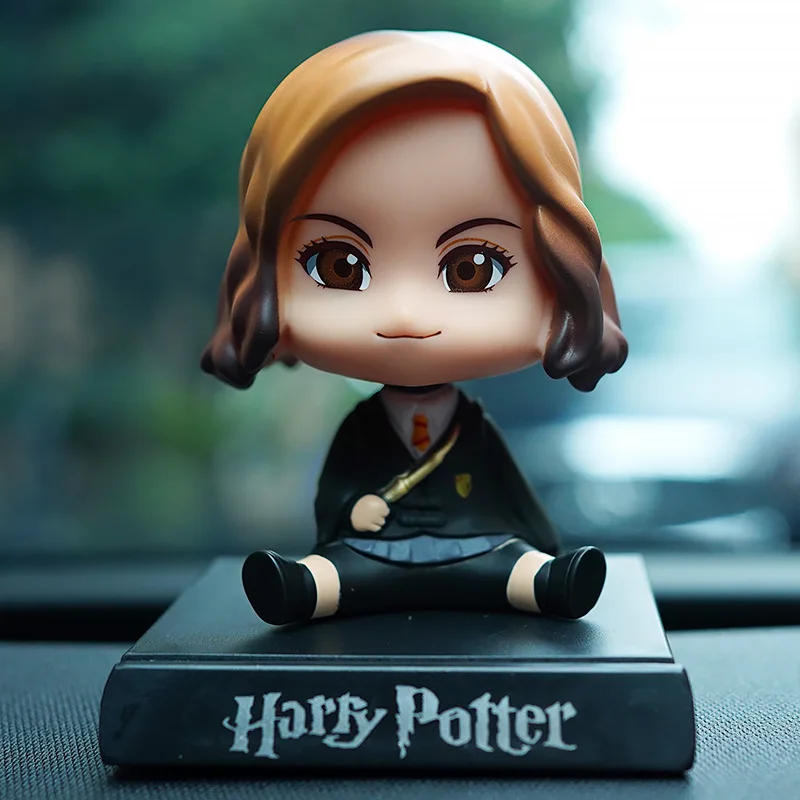 Harry Potter Car Ornaments Shaking Head Hermione Granger Car Decoration Car Interior Accessories Action Figures Model Hottoys