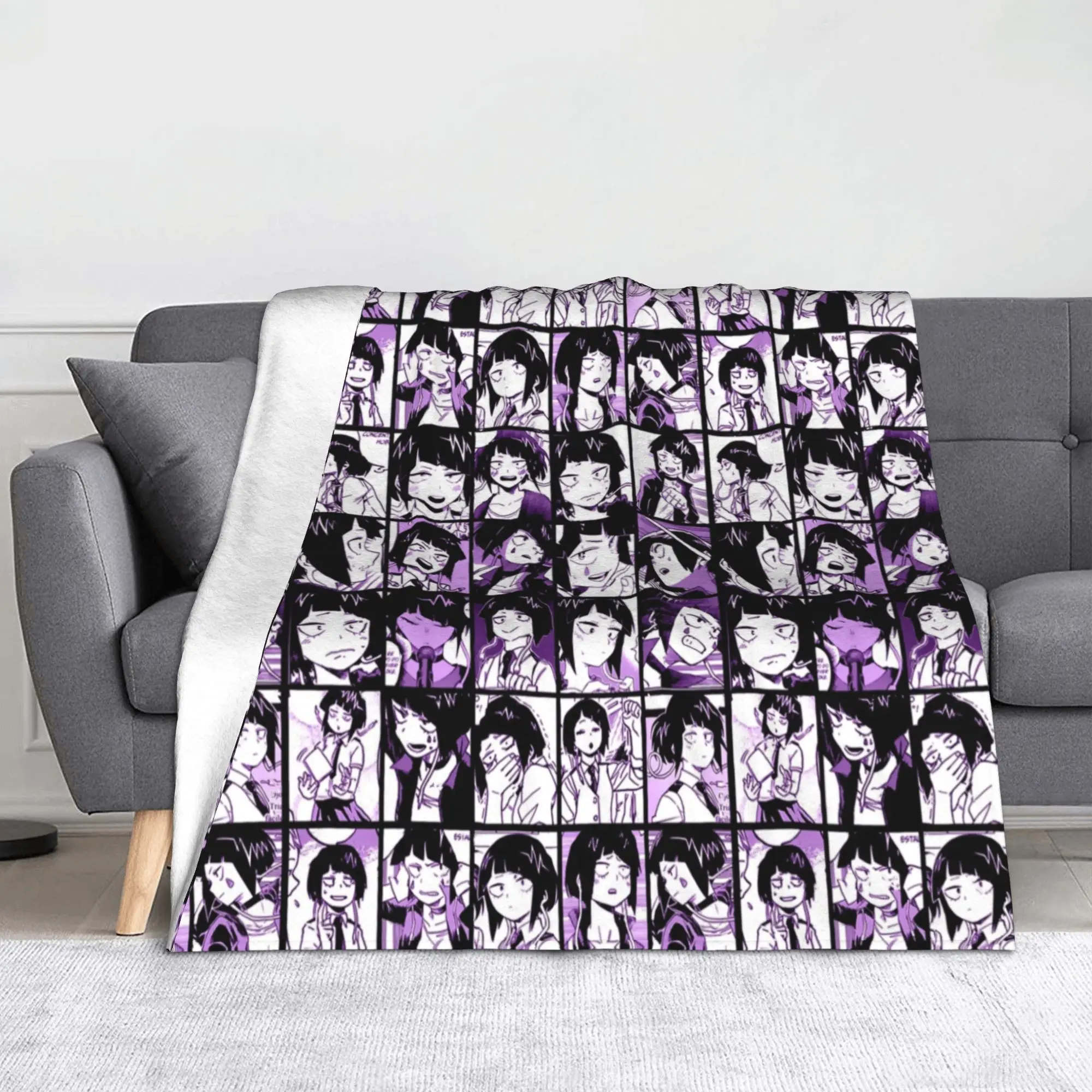 

Одеяло Boku No My Hero Academia Jirou Kyouka Collage Academy, фланелевое одеяло в стиле аниме, персонализированное покрывало для самолета