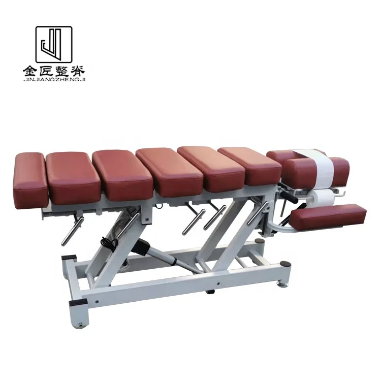 chiropractic table for lumbar and pelvis drop treatment